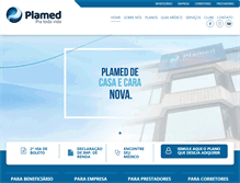 Tablet Screenshot of plamed.com.br